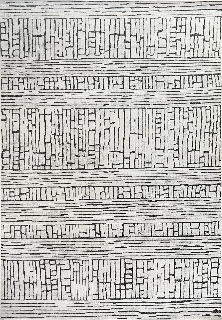LT9128143190 - Dynamic Rugs - LOTUS - Ivory Grey 8143-190 - 7.1' x 10.1'