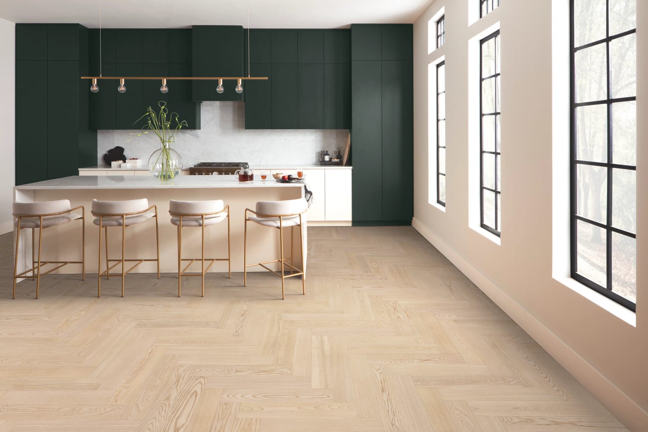 AA846-11087 - Anderson Tuftex - European Ash Herringbone - Parfait