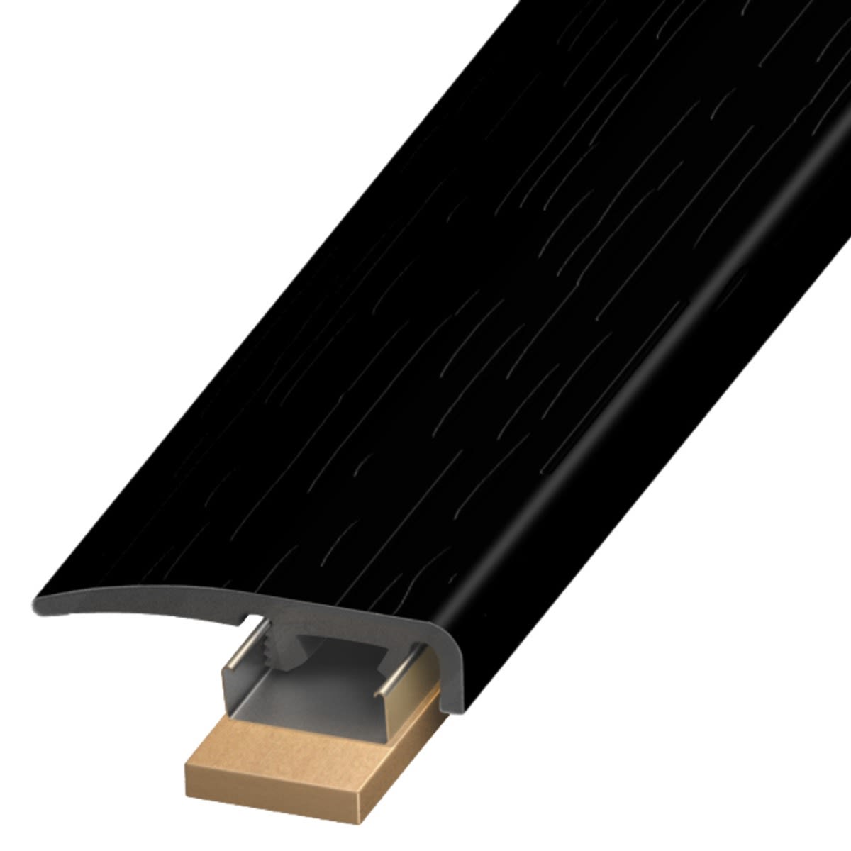 SCAP-99 Black - VersaTrim - Slim Cap - Square Nose 94" - SCAP-99 Black