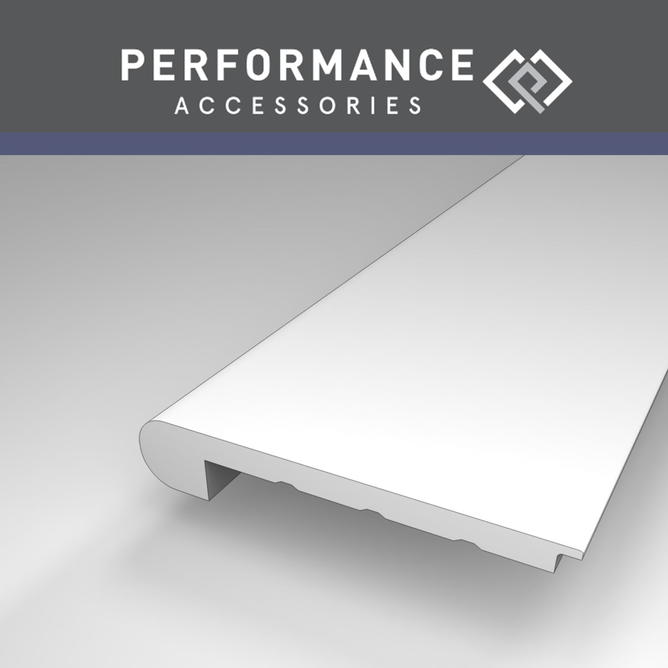 MFSNB-08080 Rye Field Oak - Pergo's Performance Accessories - Flush Stair Nose 10mm - MFSNB-08080 Rye Field Oak