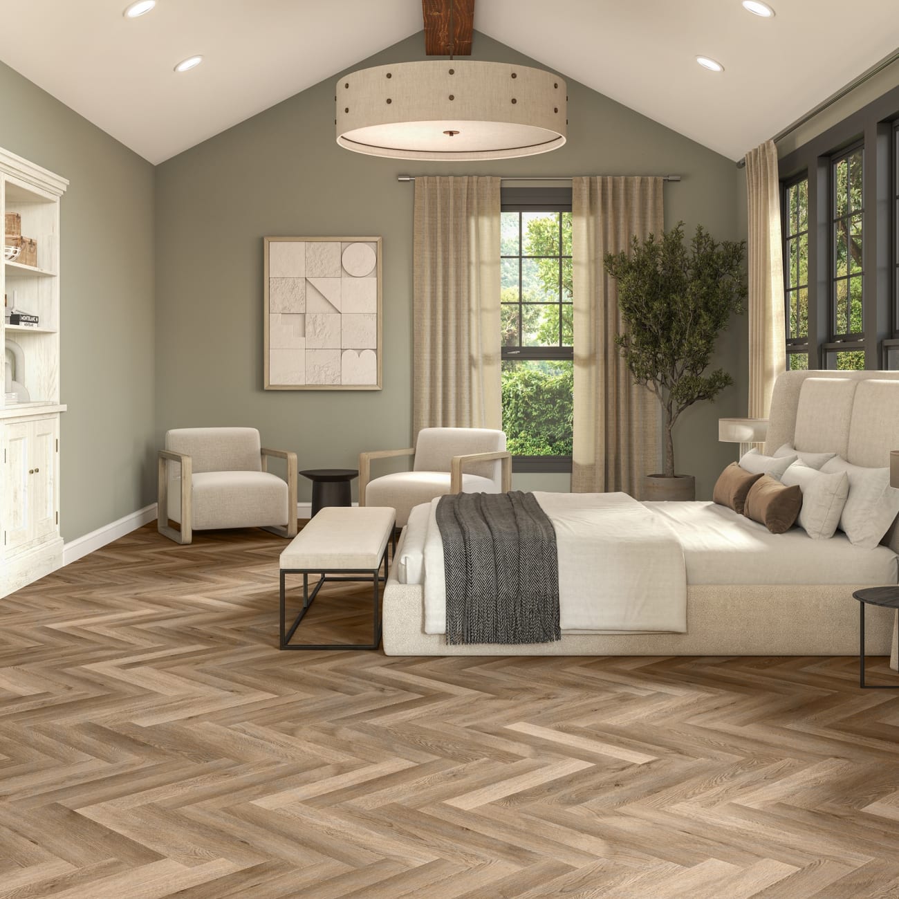 AB2552420L65MSX - Daltile ProSeries - Asher Bend Rigid Click Herringbone - Lodge