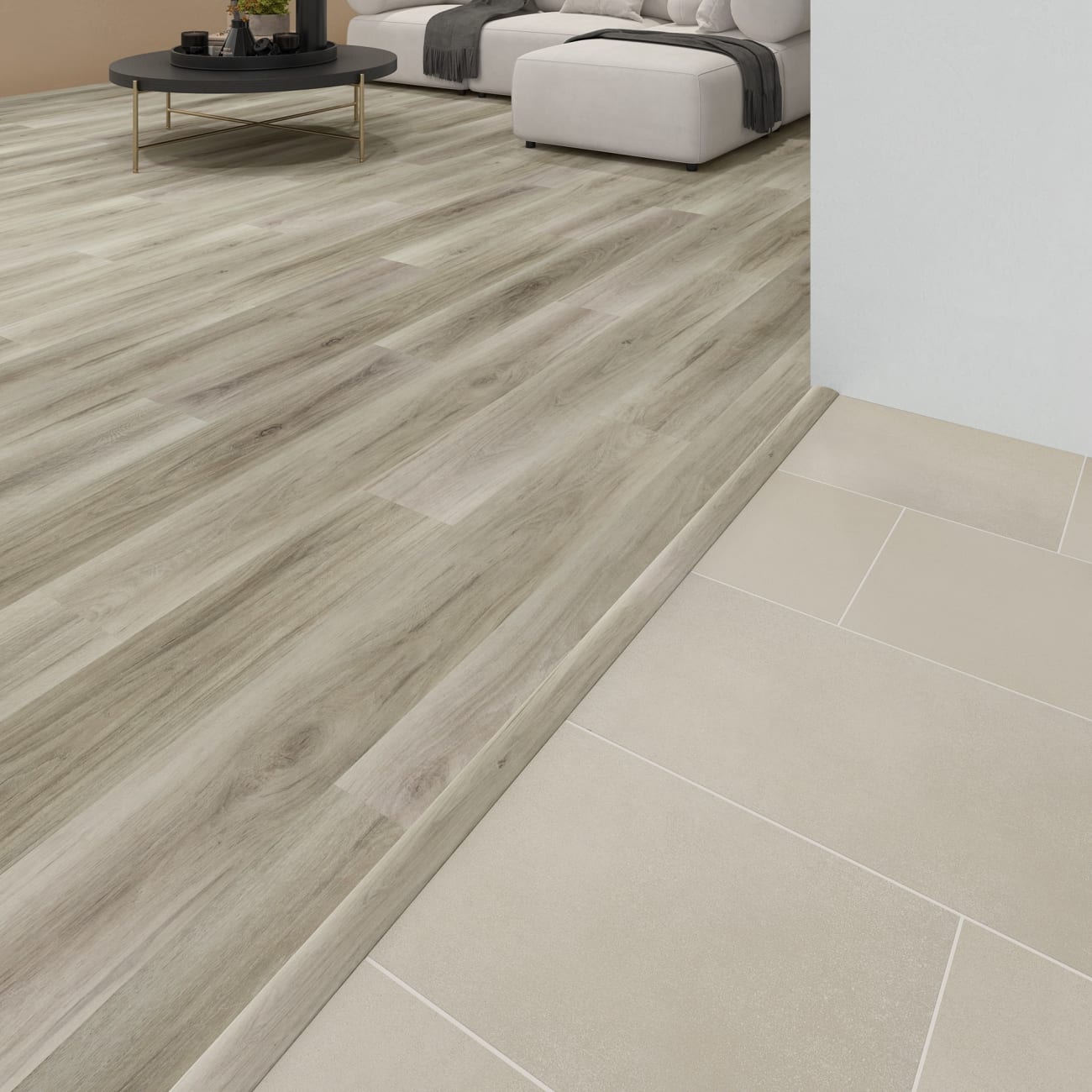 HT42748RC12ML5 - Daltile ProSeries - Halstatt Rigid Click 5.0mm 12 mil  - Cobblestone