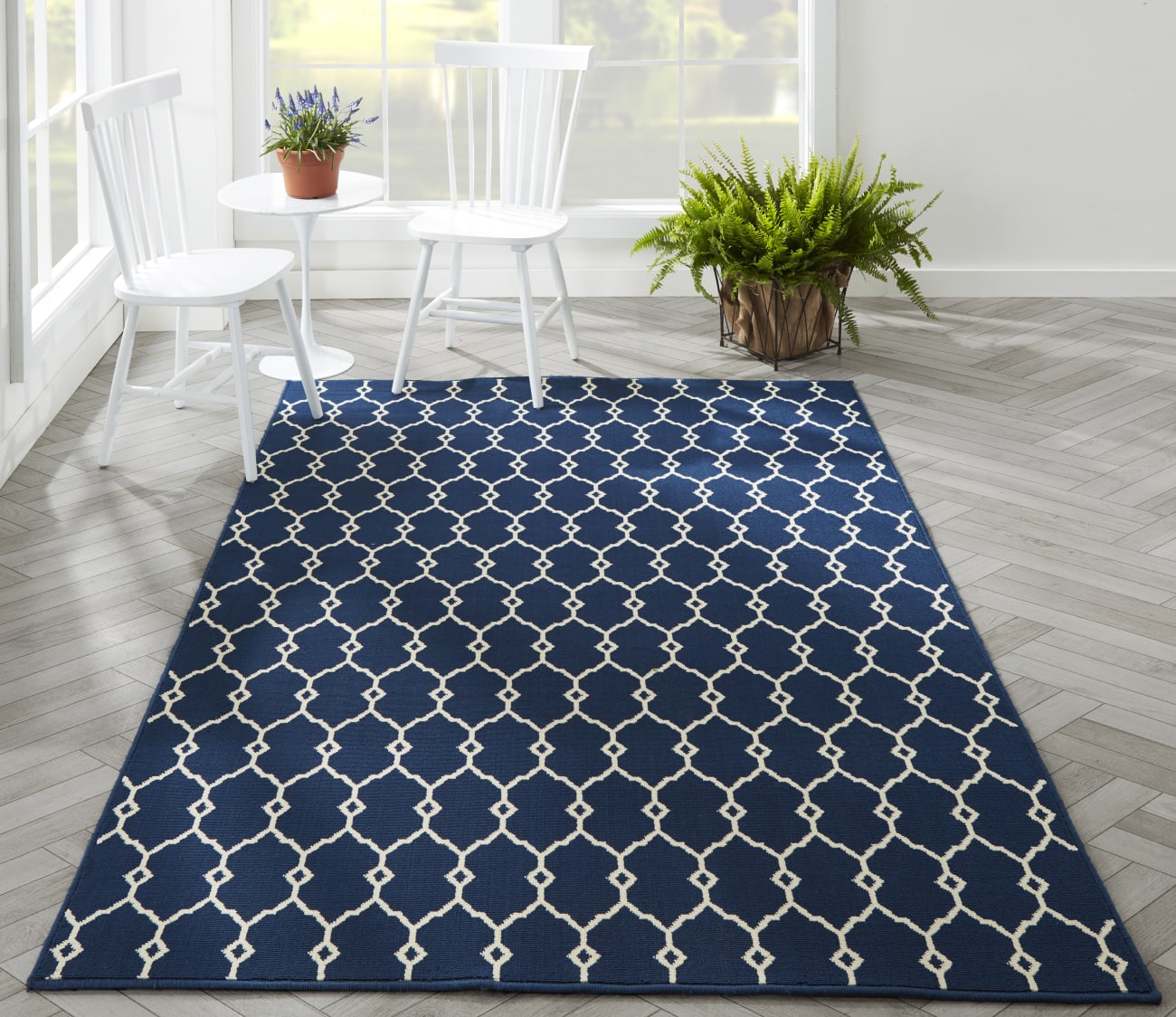 BAJA0BAJ2NVY - Momeni - Baja - Trellis - Navy BAJ-2
