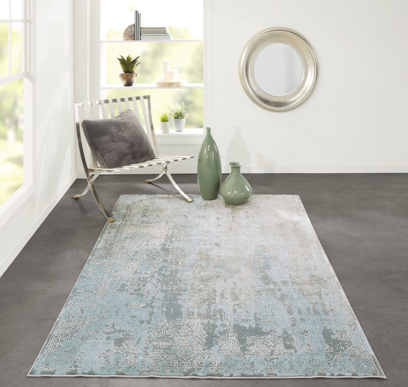GENEVGNV2LBL - Momeni - Genevieve - Light Blue GNV-2
