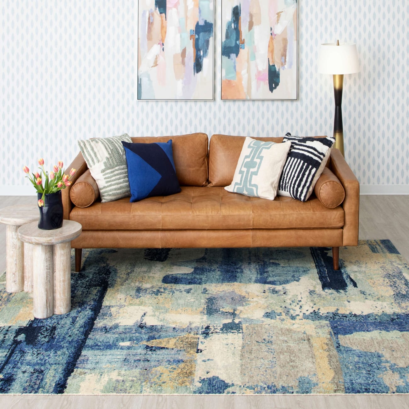 Depiction - Annora Blue RG144-147 - Stacy Garcia Home by Karastan - Depiction - Annora Blue RG144