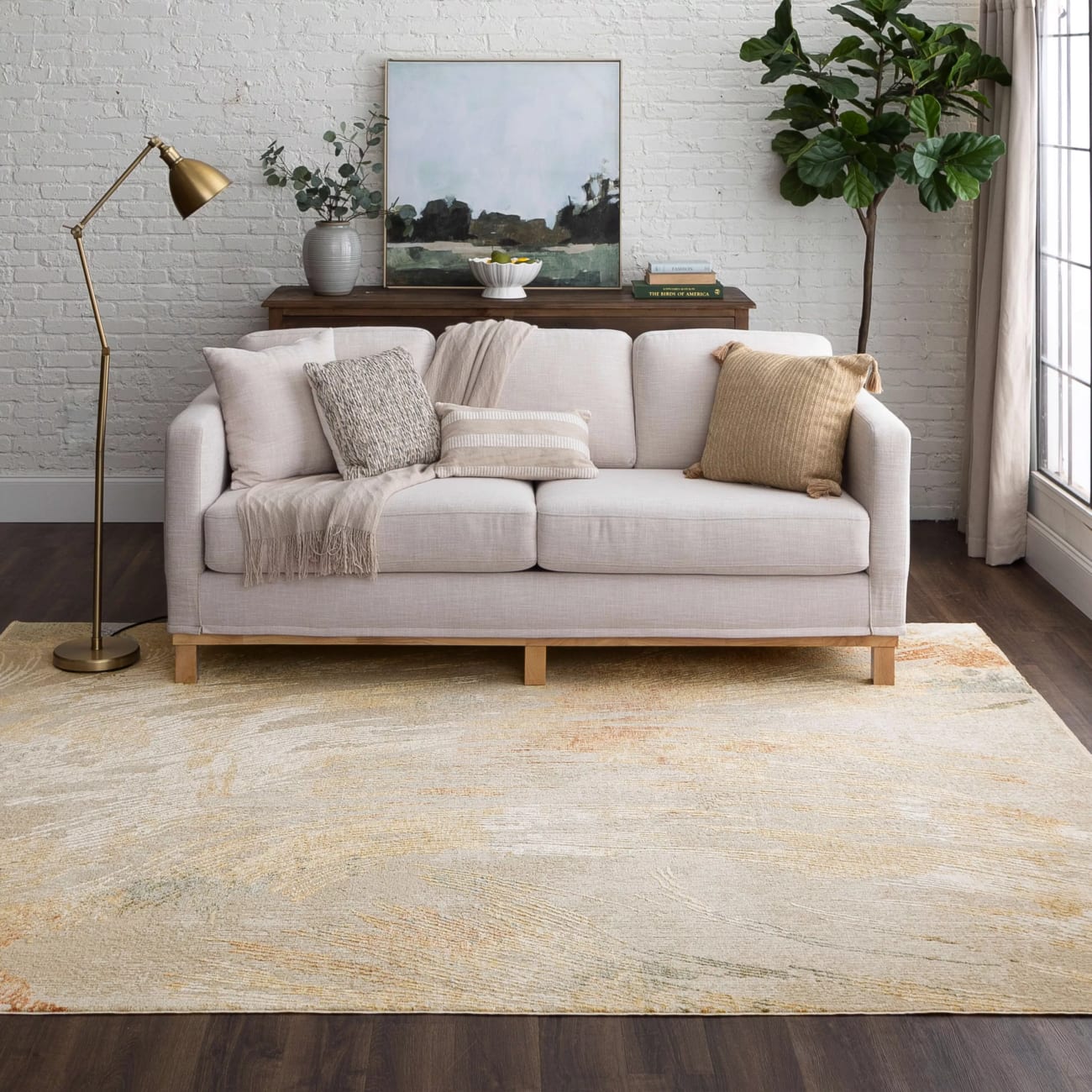 Memento - Artifact Beige R1157-245 - Karastan - Memento - Artifact Beige R1157