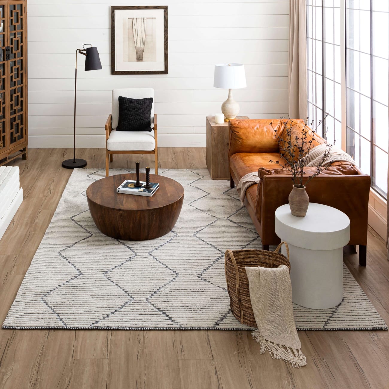 Sirocco - Beni Black/White R1104-3512 - Drew & Jonathan Home by Karastan - Sirocco - Beni Black/White R1104