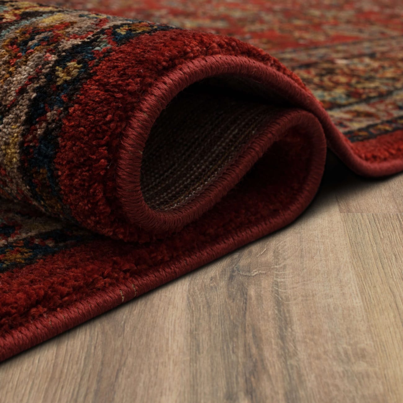 91648-30048-041065 - Karastan - Spice Market - Berdan Garnet - 3' 5" X 5' 5"