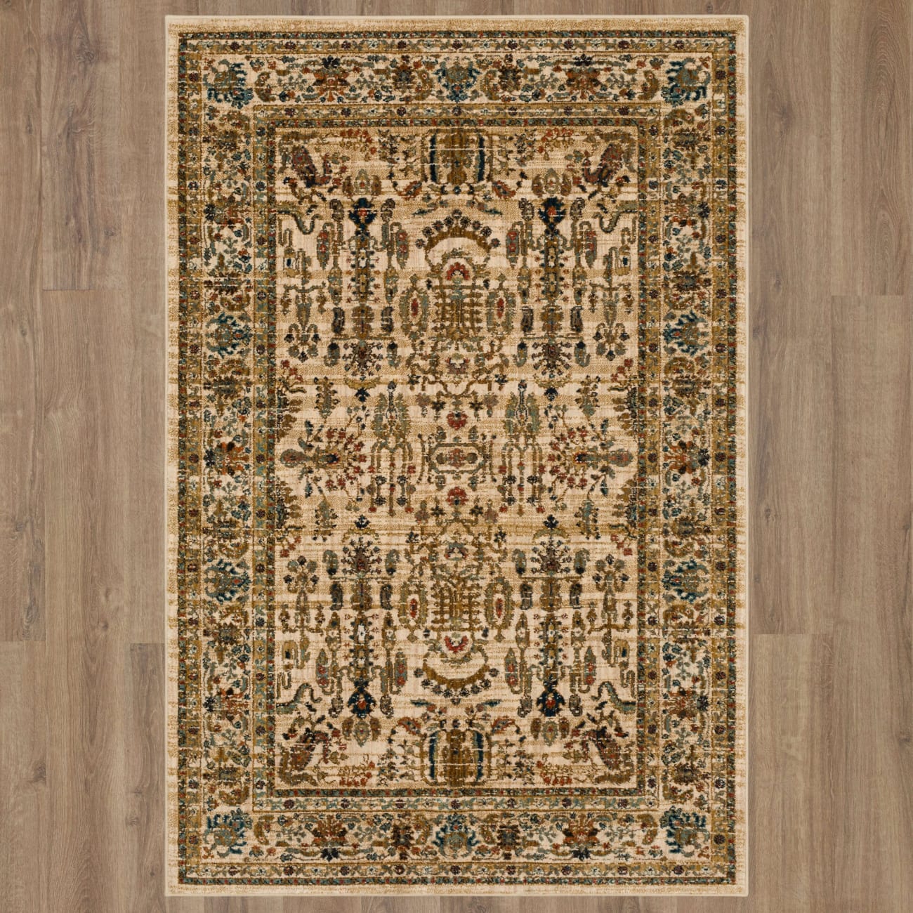 90931-70038-041065 - Karastan - Spice Market - Cassia Cream - 3' 5" X 5' 5"