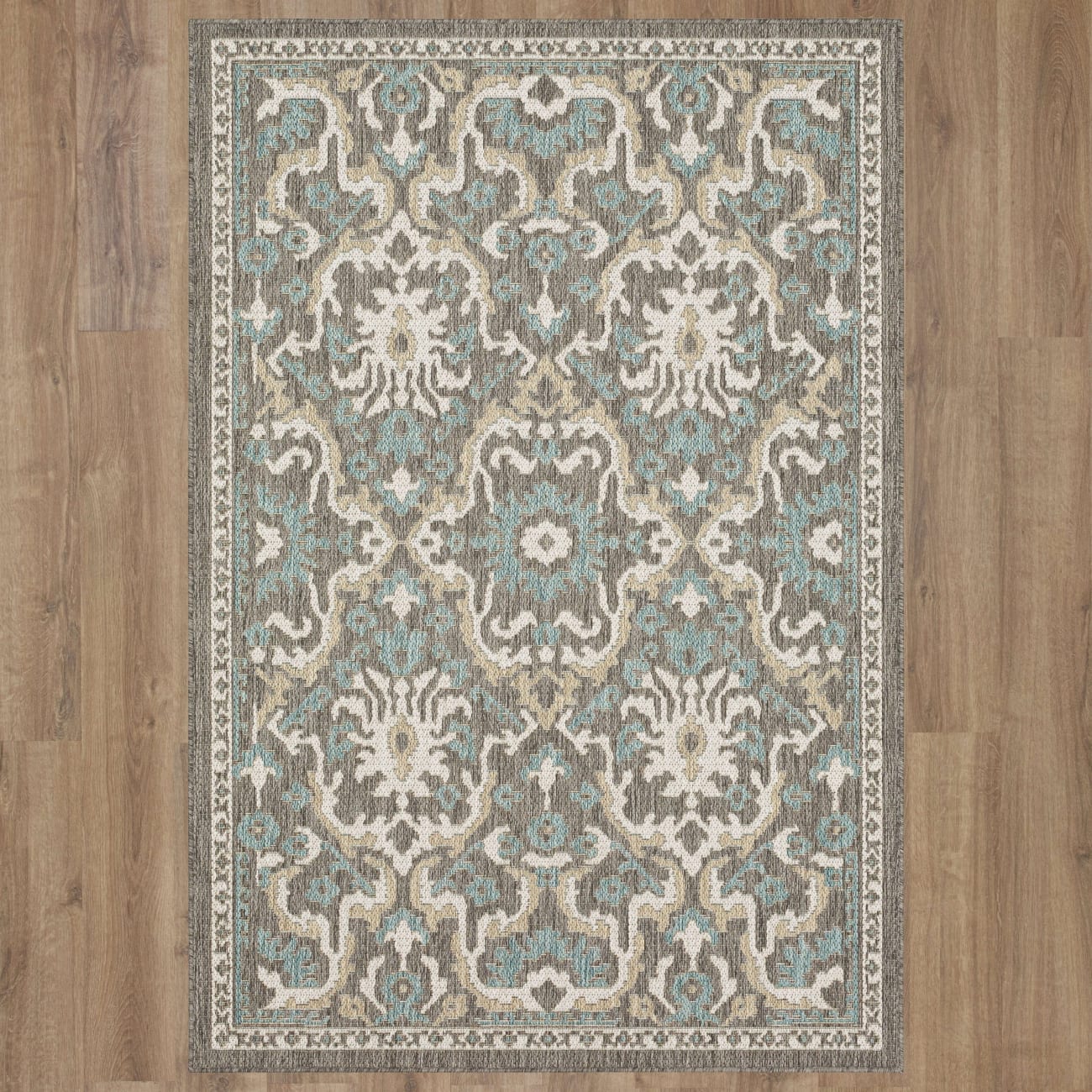 MH Outdoor - Casual Oushak Smoke 92311-E304 - Mohawk Home - MH Outdoor - Casual Oushak Smoke 92311