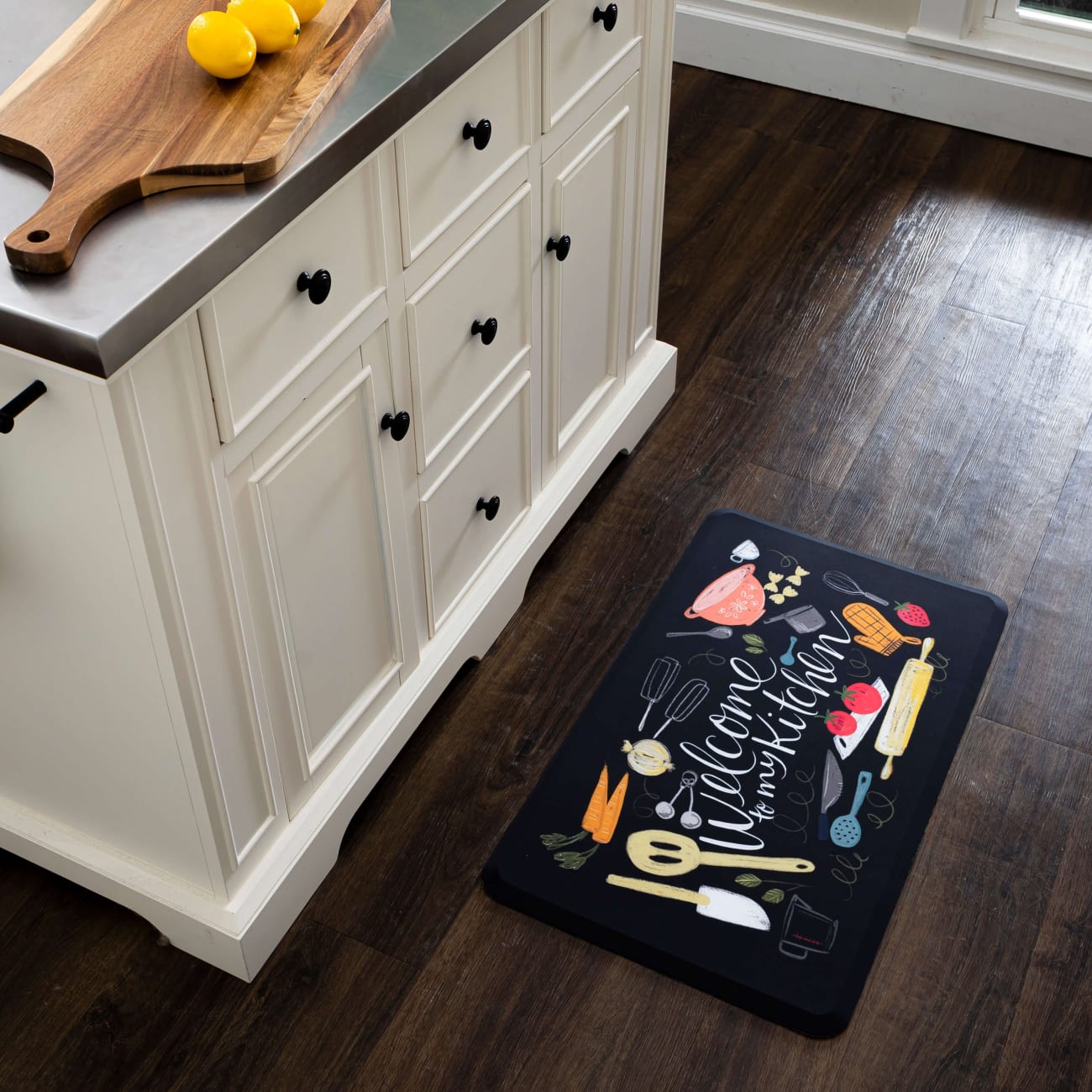 Dri-Pro Cushion Mat - Vegetable Trucks Multi 4872-17619 - Mohawk Home - Dri-Pro Cushion Mat - Vegetable Trucks Multi 4872