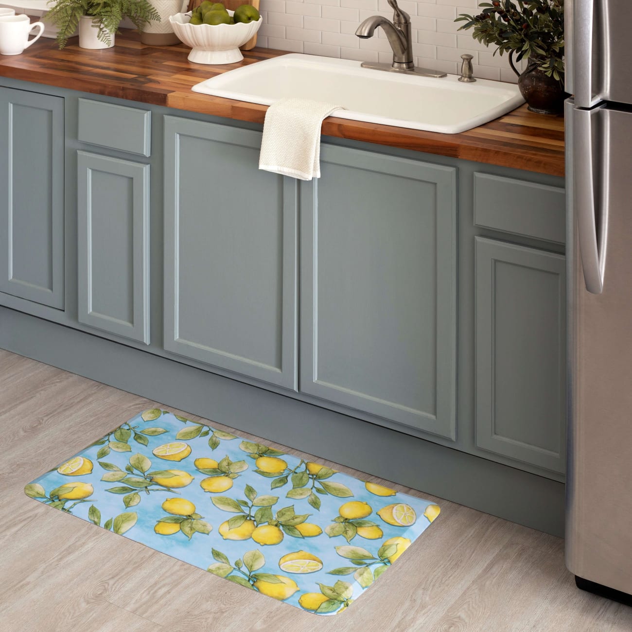 Dri-Pro Cushion Mat - Damask Nouveau Tan 4872-19410 - Mohawk Home - Dri-Pro Cushion Mat - Damask Nouveau Tan 4872