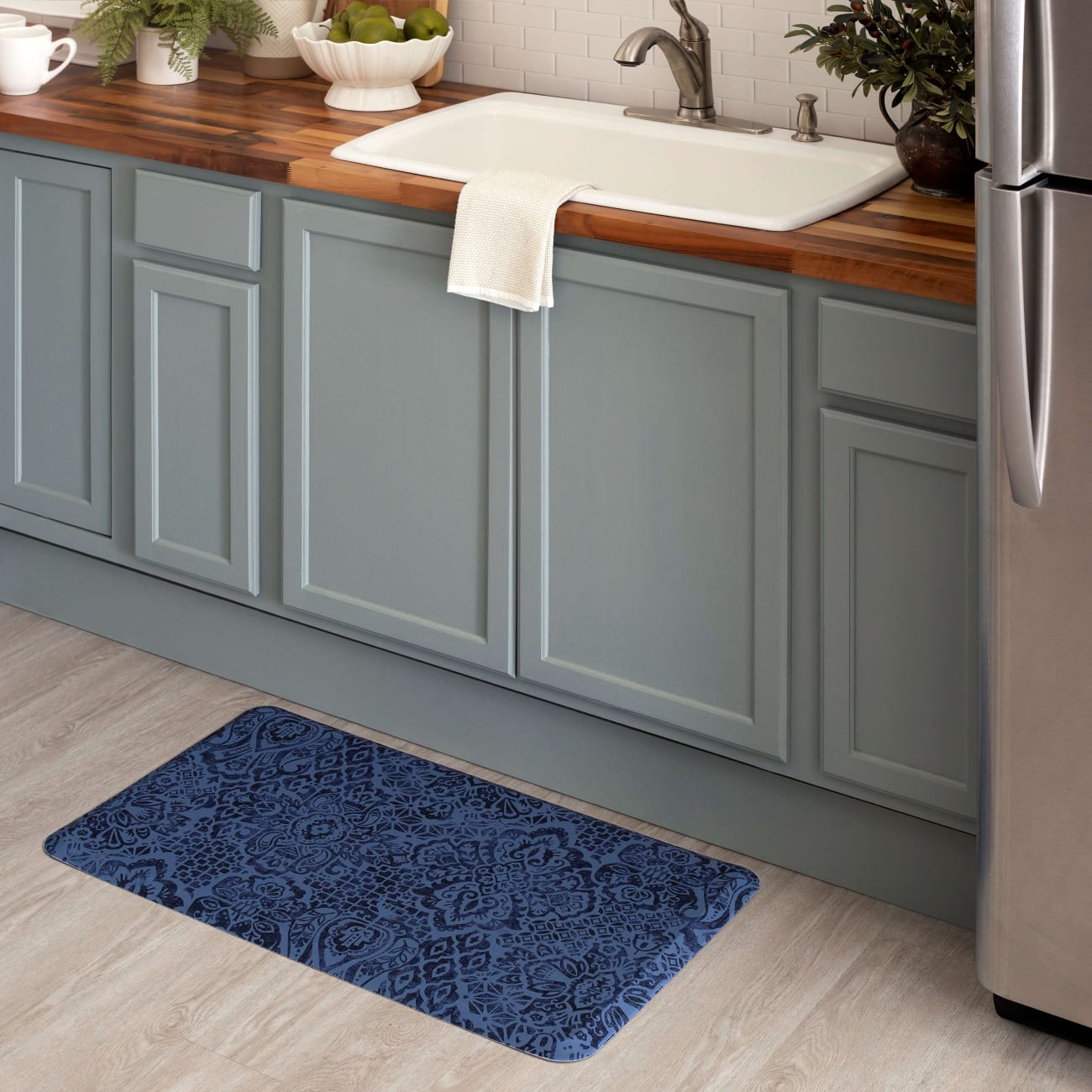 Dri-Pro Deluxe Cushion Mat - Fade Tiles Multi F003-19313 - Mohawk Home - Dri-Pro Deluxe Cushion Mat - Fade Tiles Multi F003