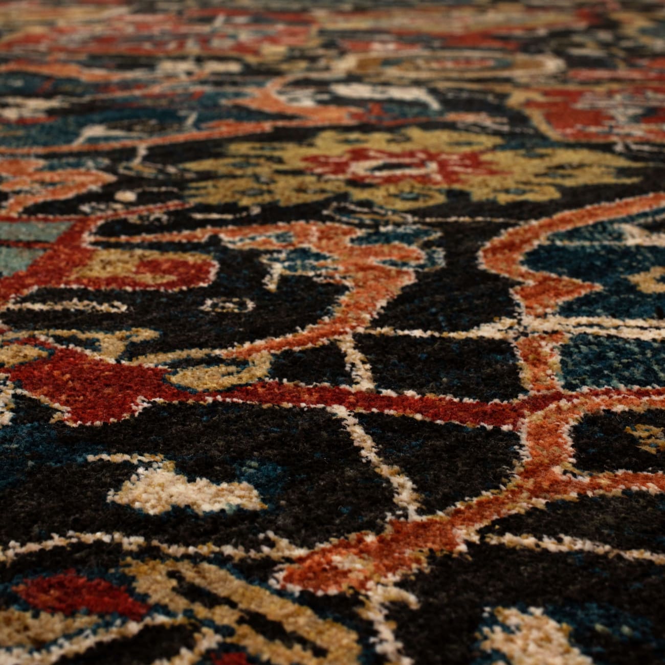 92371-90097-114155 - Karastan - Spice Market - Glenmore Charcoal - 9' 6" X 12' 11"