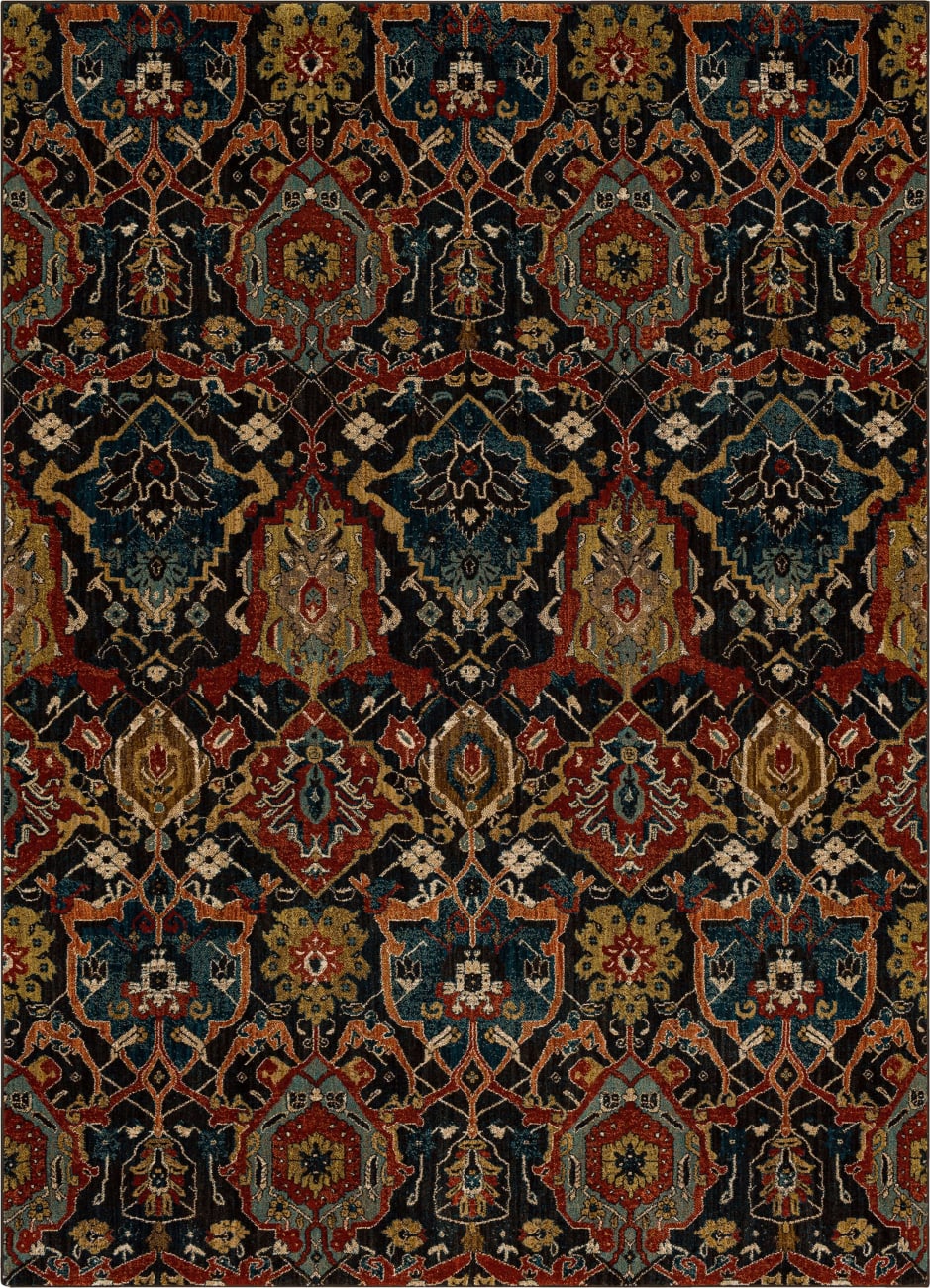 92371-90097-114155 - Karastan - Spice Market - Glenmore Charcoal - 9' 6" X 12' 11"