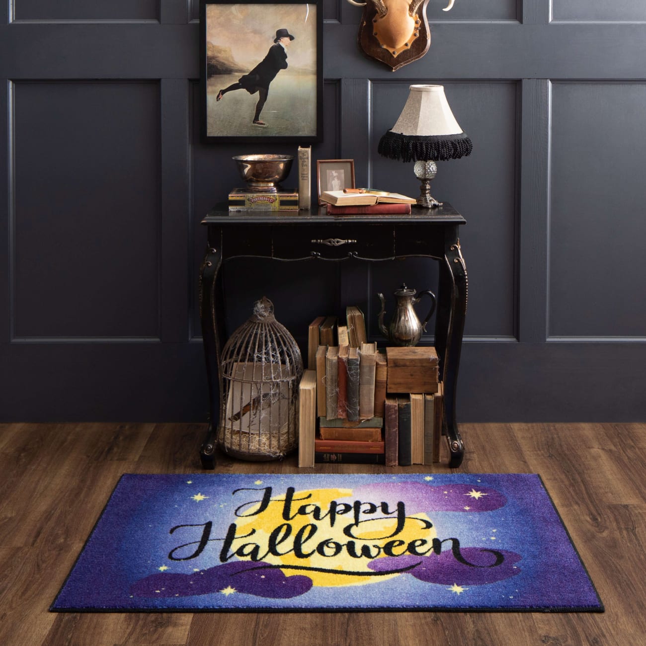 Prismatic - Owl Face Black ZW134-A402 - Mohawk Home - Prismatic - Owl Face Black ZW134