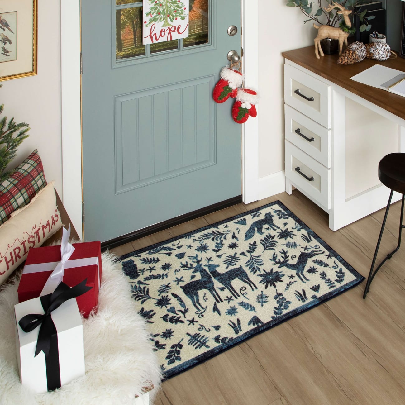 Prismatic - Holiday Forest Red ZW109-A400 - Mohawk Home - Prismatic - Holiday Forest Red ZW109