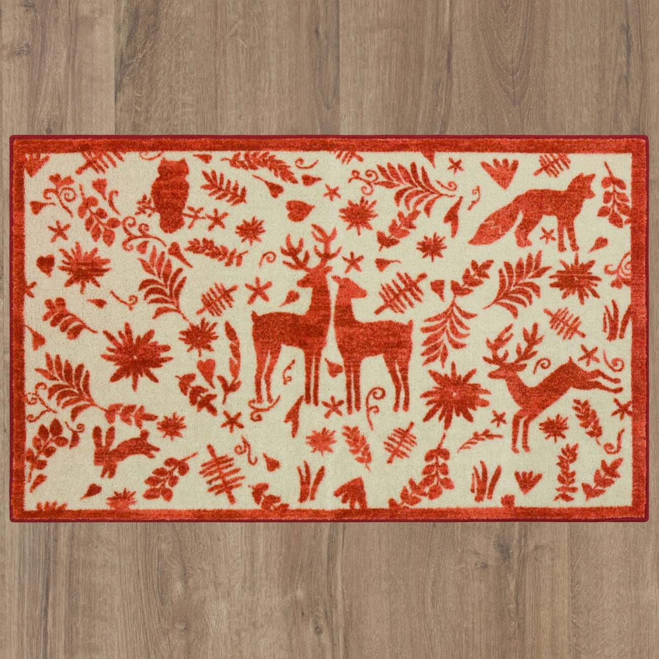 Prismatic - Wooden Holiday Trees Multi ZW108-A416 - Mohawk Home - Prismatic - Wooden Holiday Trees Multi ZW108