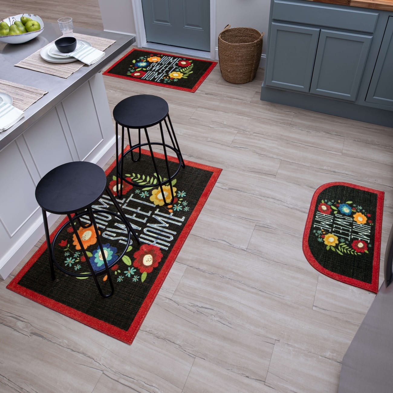 Prismatic - Sweet Flowers Black ZW201-A402 - Mohawk Home - Prismatic - Sweet Flowers Black ZW201