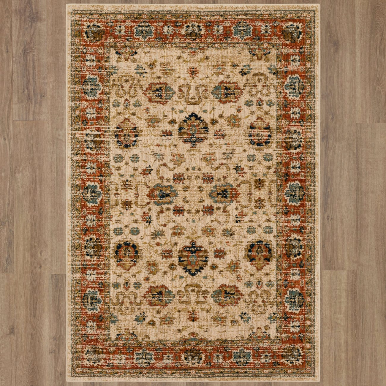 91199-70033-144180 - Karastan - Spice Market - Koyna Cream - 12' X 15'