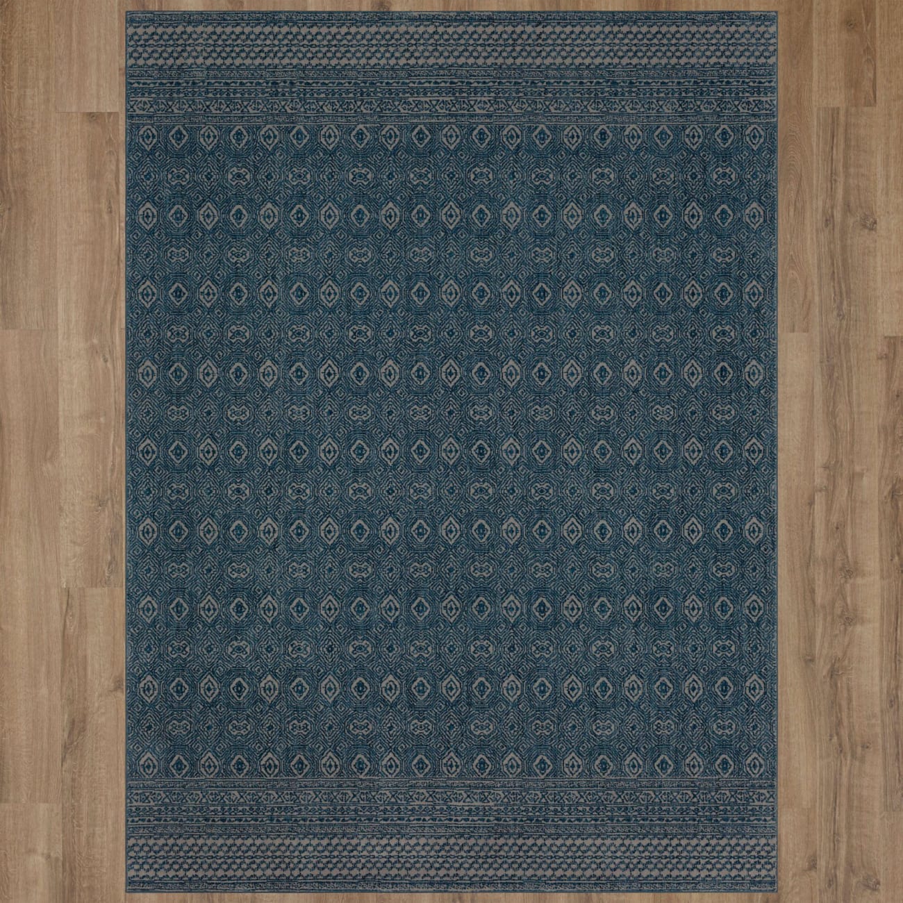 Series 1 - Minuet Majolica Blue 92430-50150 - Bobby Berk by Karastan - Series 1 - Minuet Majolica Blue 92430