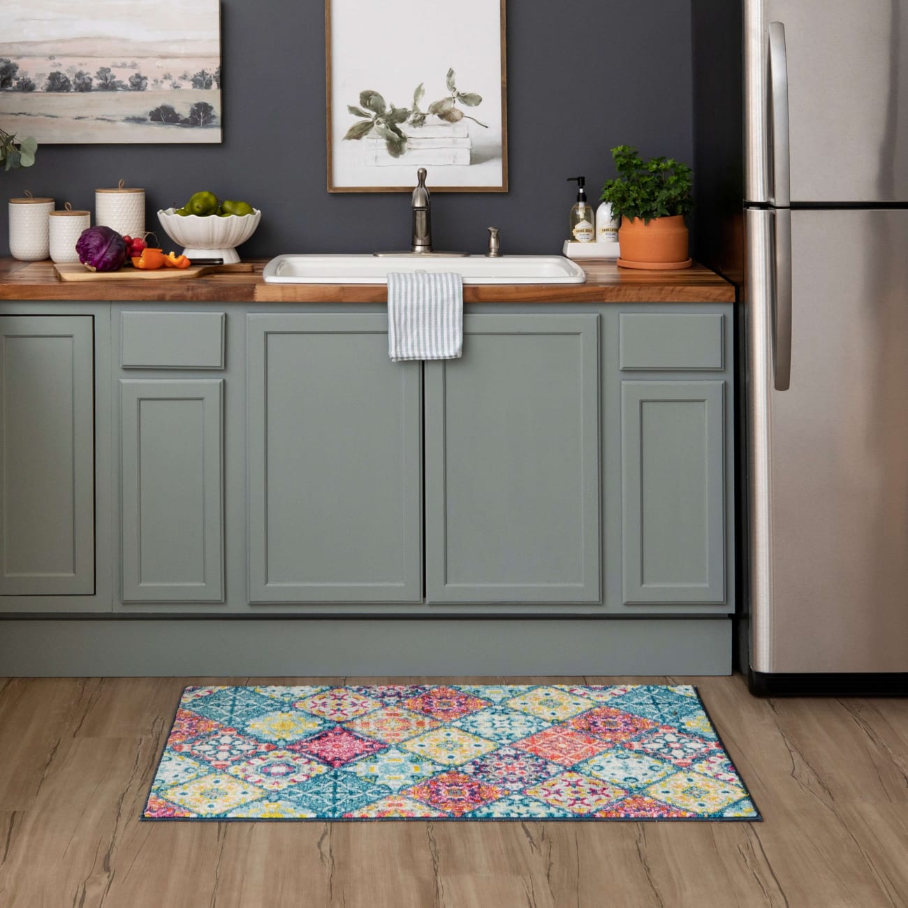 Prismatic - Moroccan Tile Green ZW191-A414 - Mohawk Home - Prismatic - Moroccan Tile Green ZW191