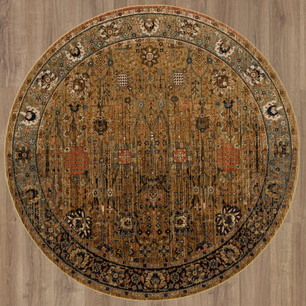 90668-80153-R096 - Karastan - Spice Market - Myanmar Tobacco - 8' ROUND