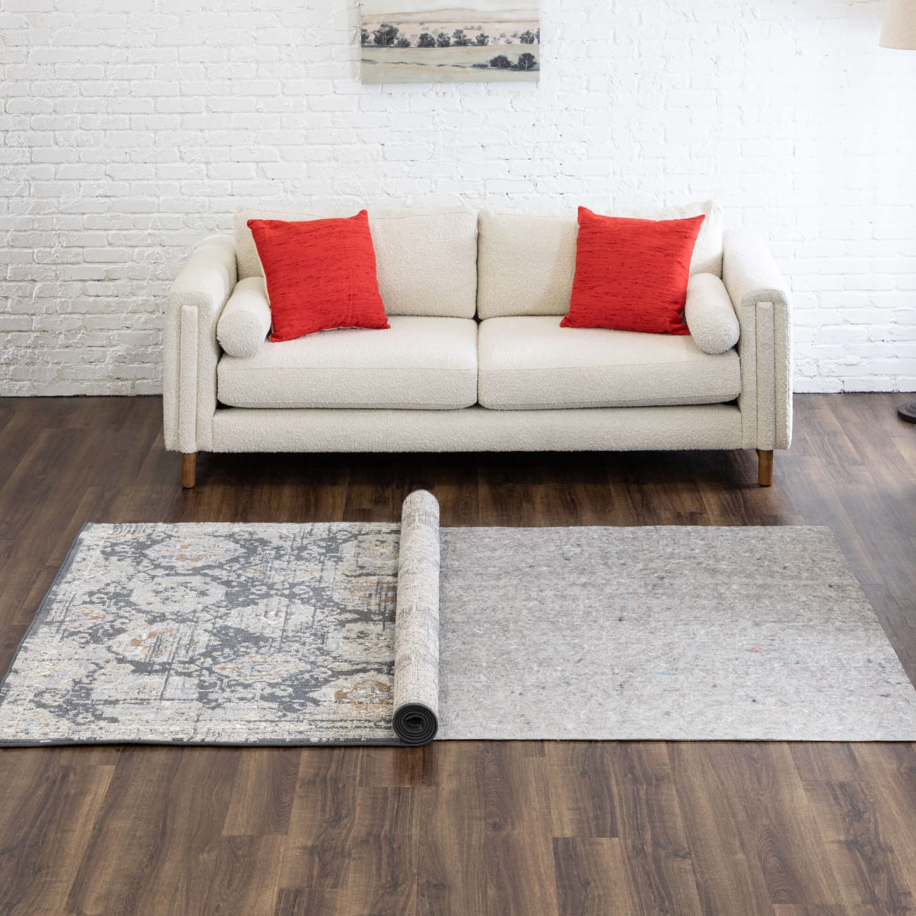 DR011-999-060084 - Mohawk Home - Pet Friendly Rug Pad - Grey - 5' X 7'