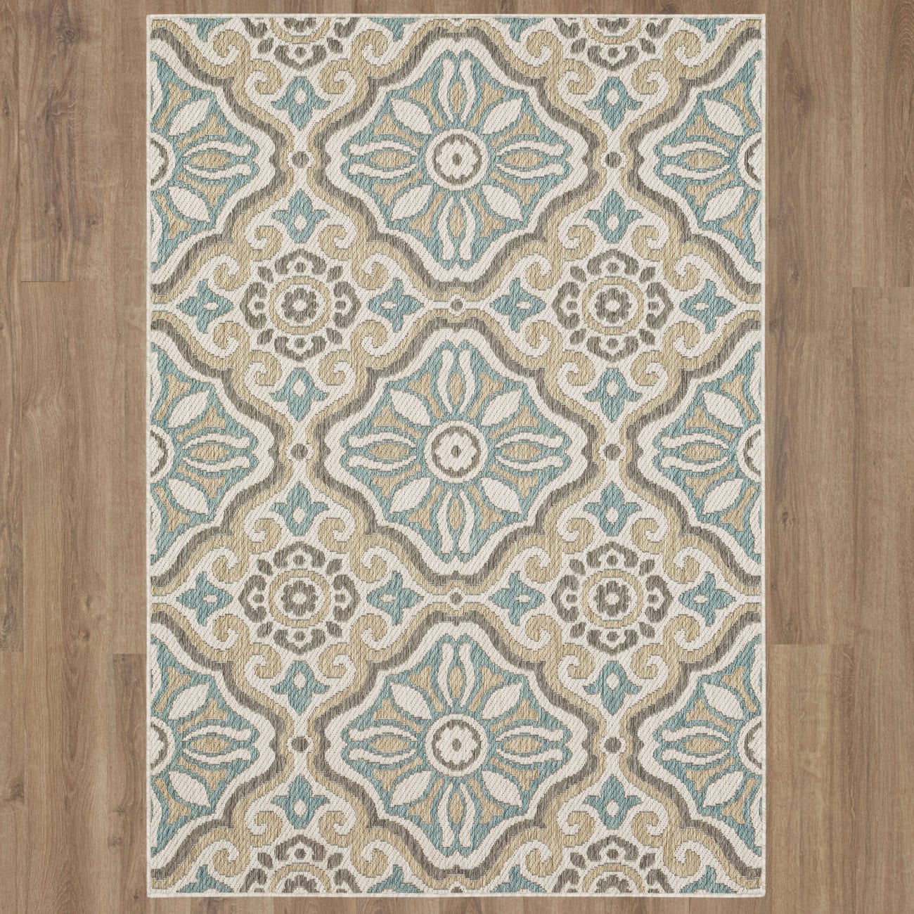 MH Outdoor - Portugal Tile Charcoal 92312-E307 - Mohawk Home - MH Outdoor - Portugal Tile Charcoal 92312