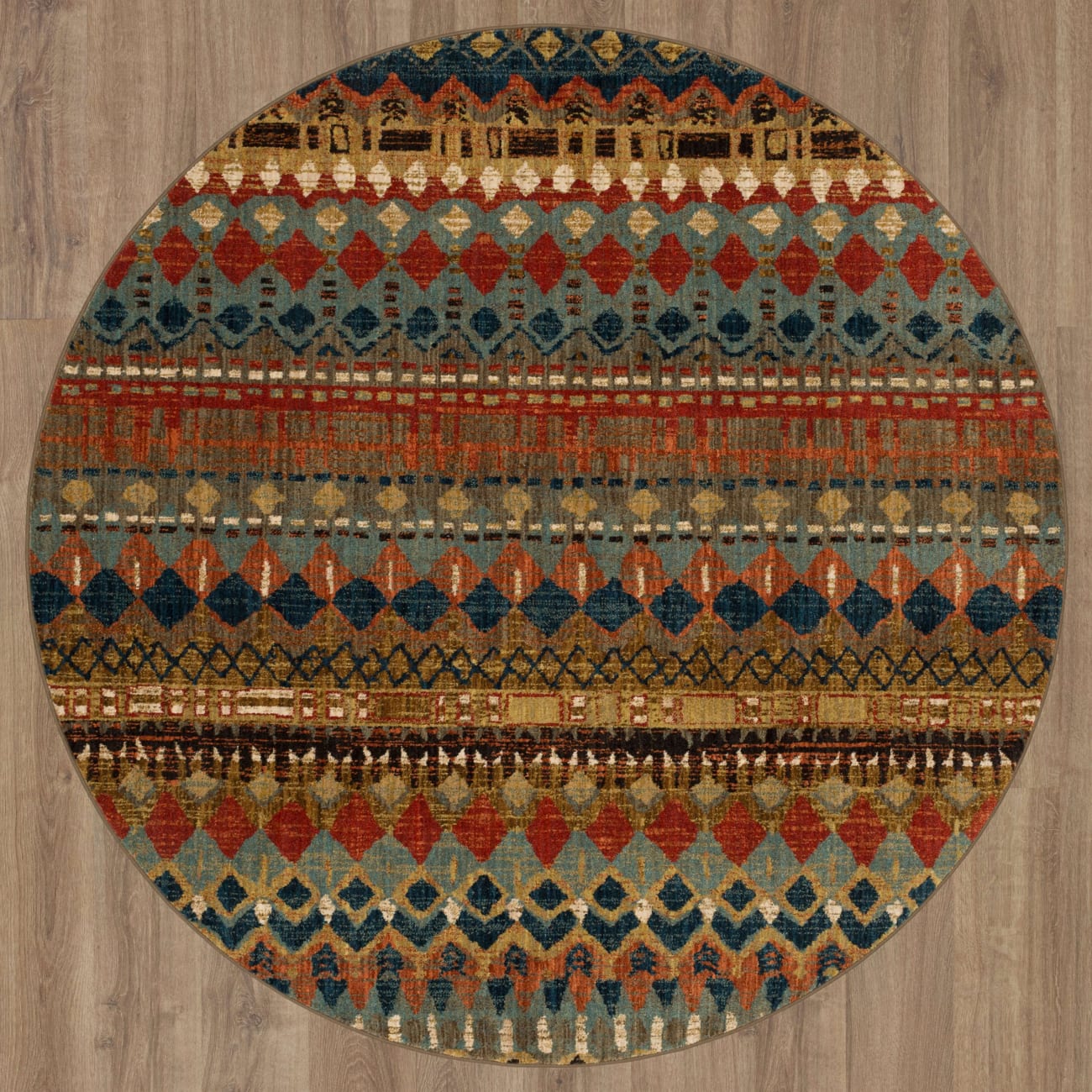 90932-80129-R096 - Karastan - Spice Market - Saigon Multi - 8' ROUND