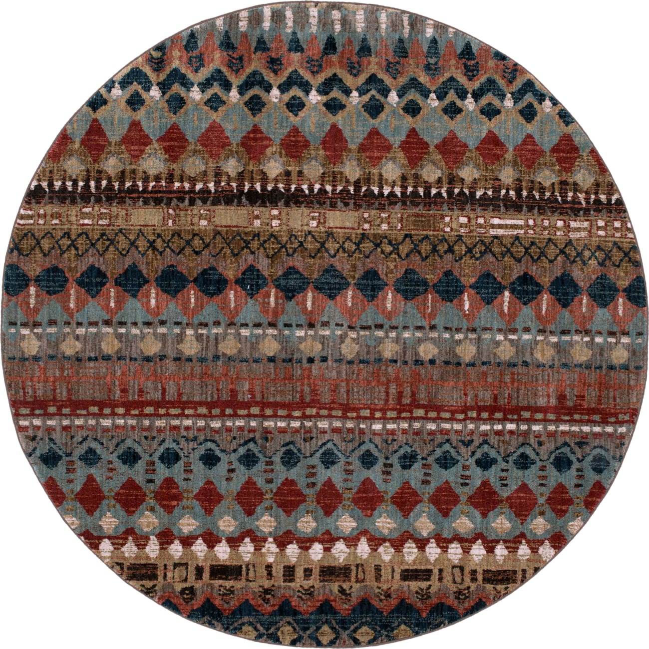 90932-80129-R096 - Karastan - Spice Market - Saigon Multi - 8' ROUND