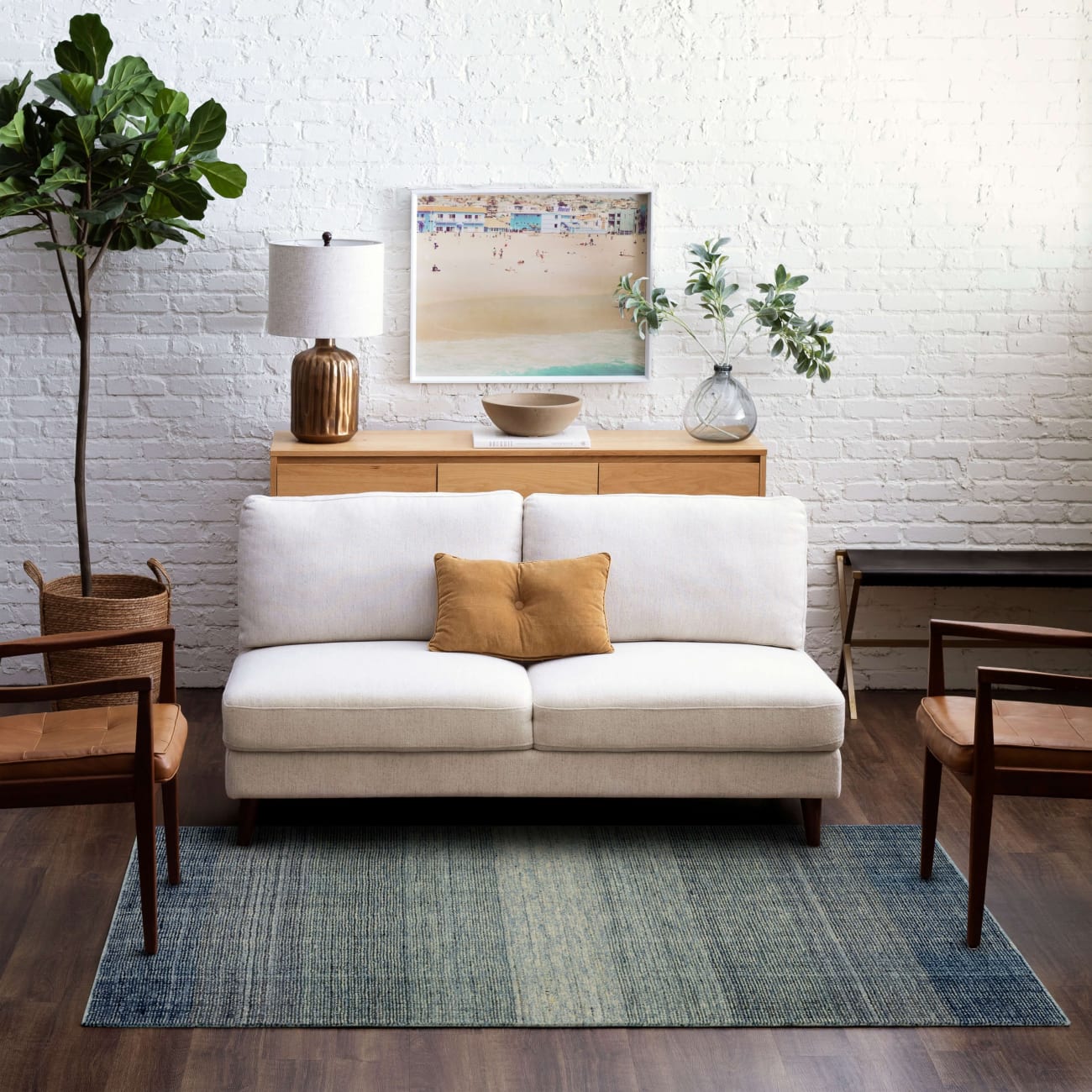 Wabi Sabi - Wabi Sabi Denim RG864-208 - Drew & Jonathan Home by Karastan - Wabi Sabi - Wabi Sabi Denim RG864