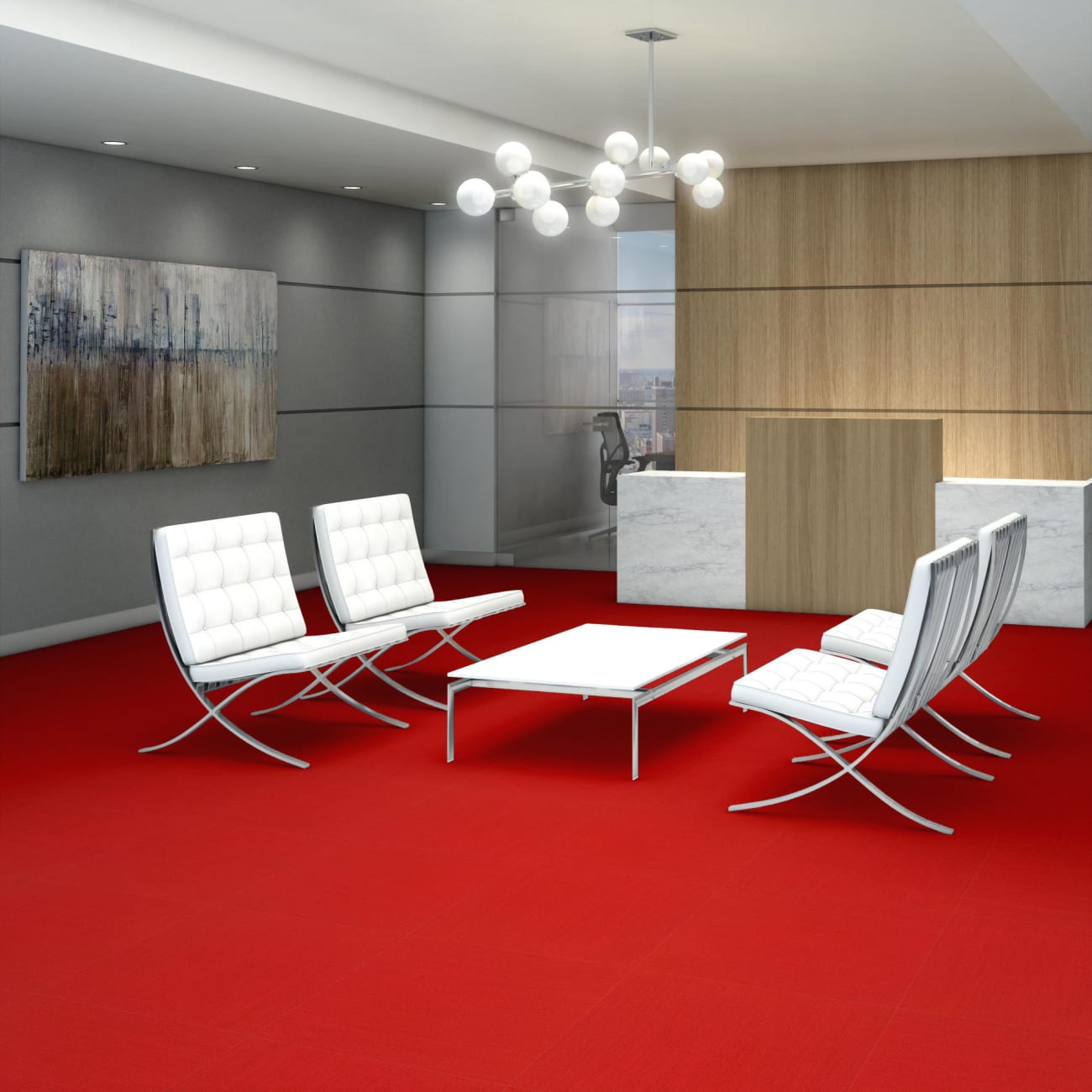 54462_62855 - Philadelphia Contract - Color Accents - Clear Red