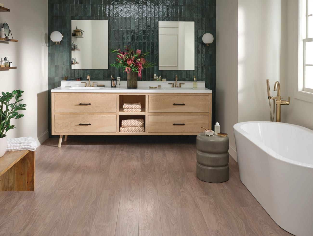 VV820-07020 - COREtec Soft Step - Premium 7 x 48 Integrated Bevel - Feather Walnut