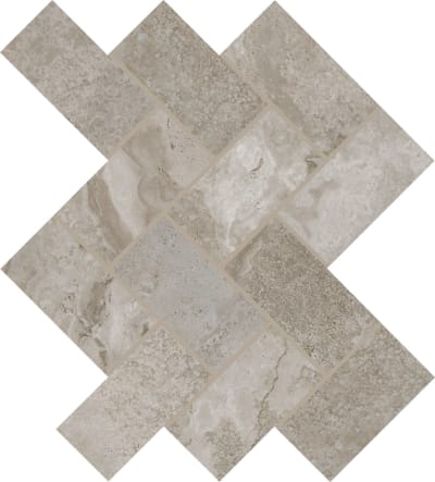 AR4324HERRMS1P2 - Atlas Grey 2 x 4 Herringbone Mosaic