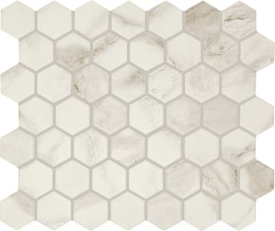 PT2115HEXMS1P2 - Brilliant White 1.5 x 1.5 Hexagon Mosaic Matte