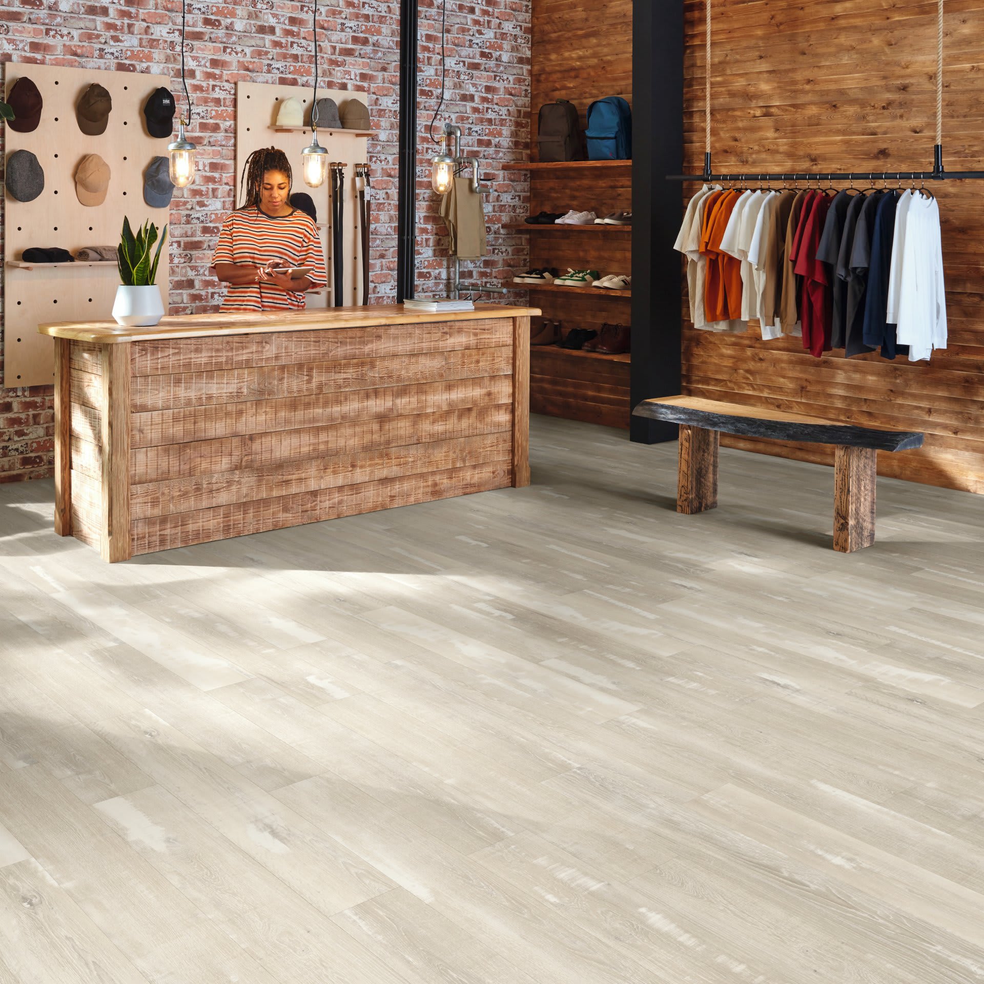 Karndean - Van Gogh Gluedown - Silver Farmhouse Oak