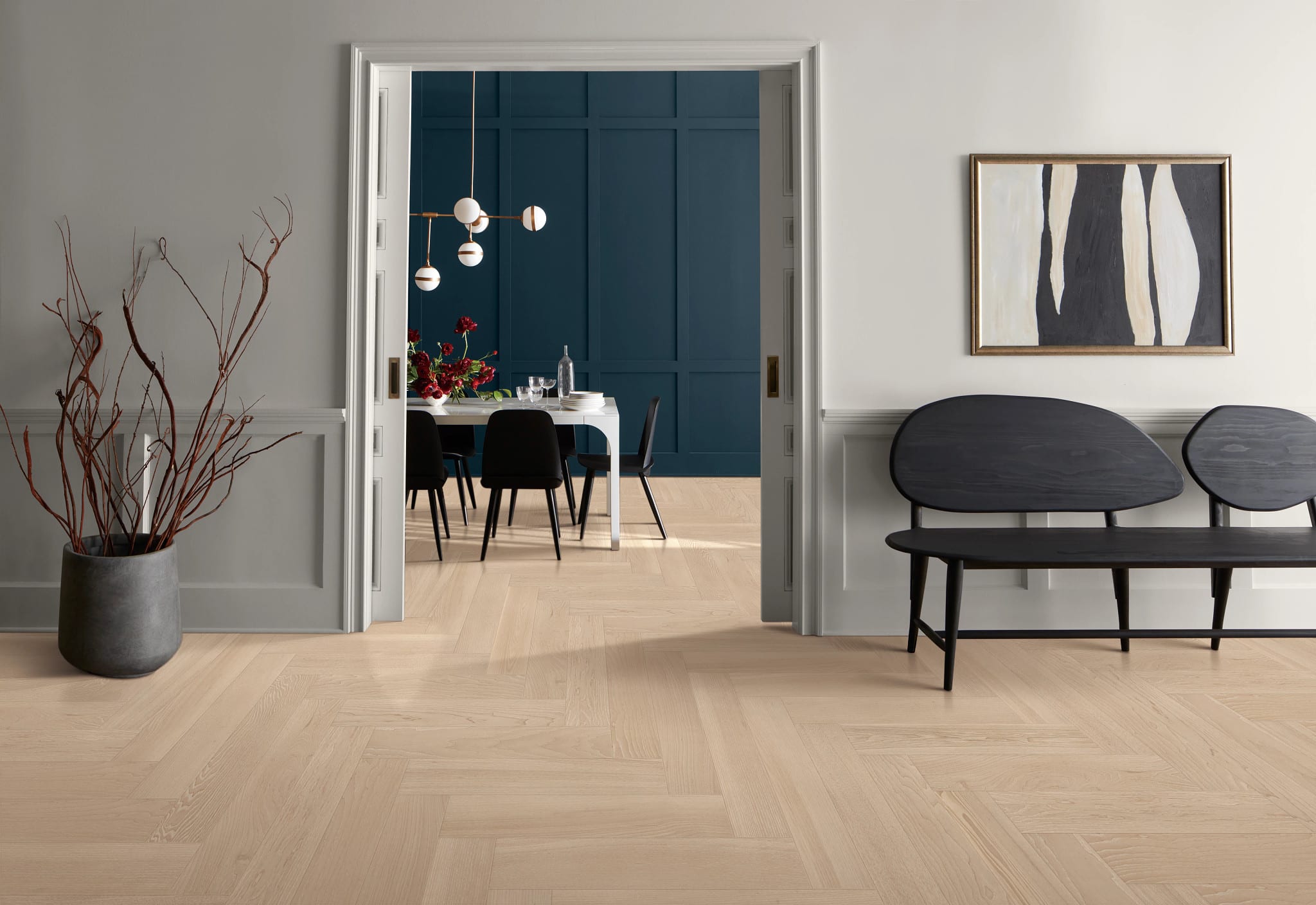 Anderson Tuftex - European Ash Herringbone - Bistro