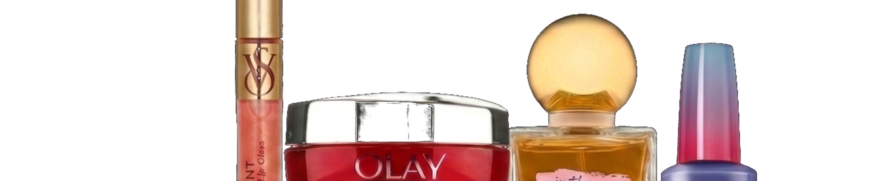 Metallized caps and closures on Victoria's Secret, L'Oréal, OPI and fragrance packaging