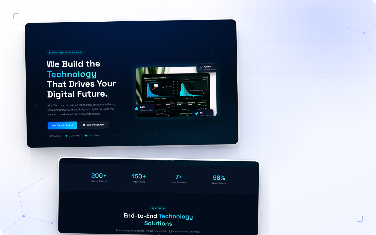 AlmirTech — Digital Solutions Studio Website