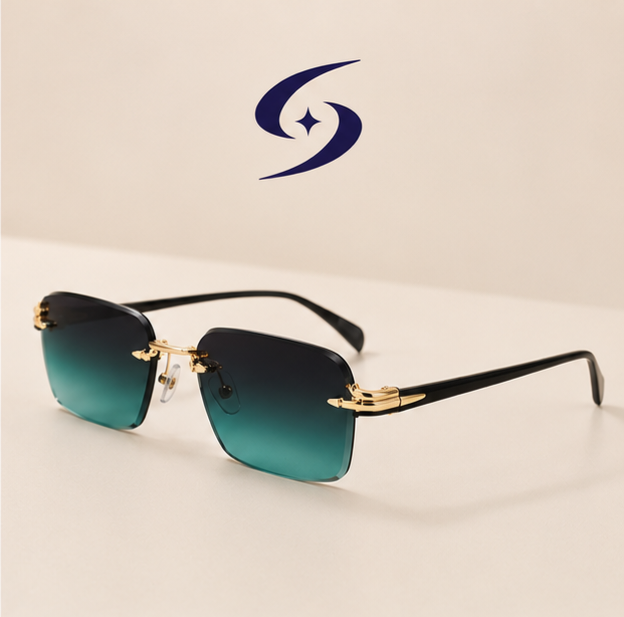 Frameless sunglasses