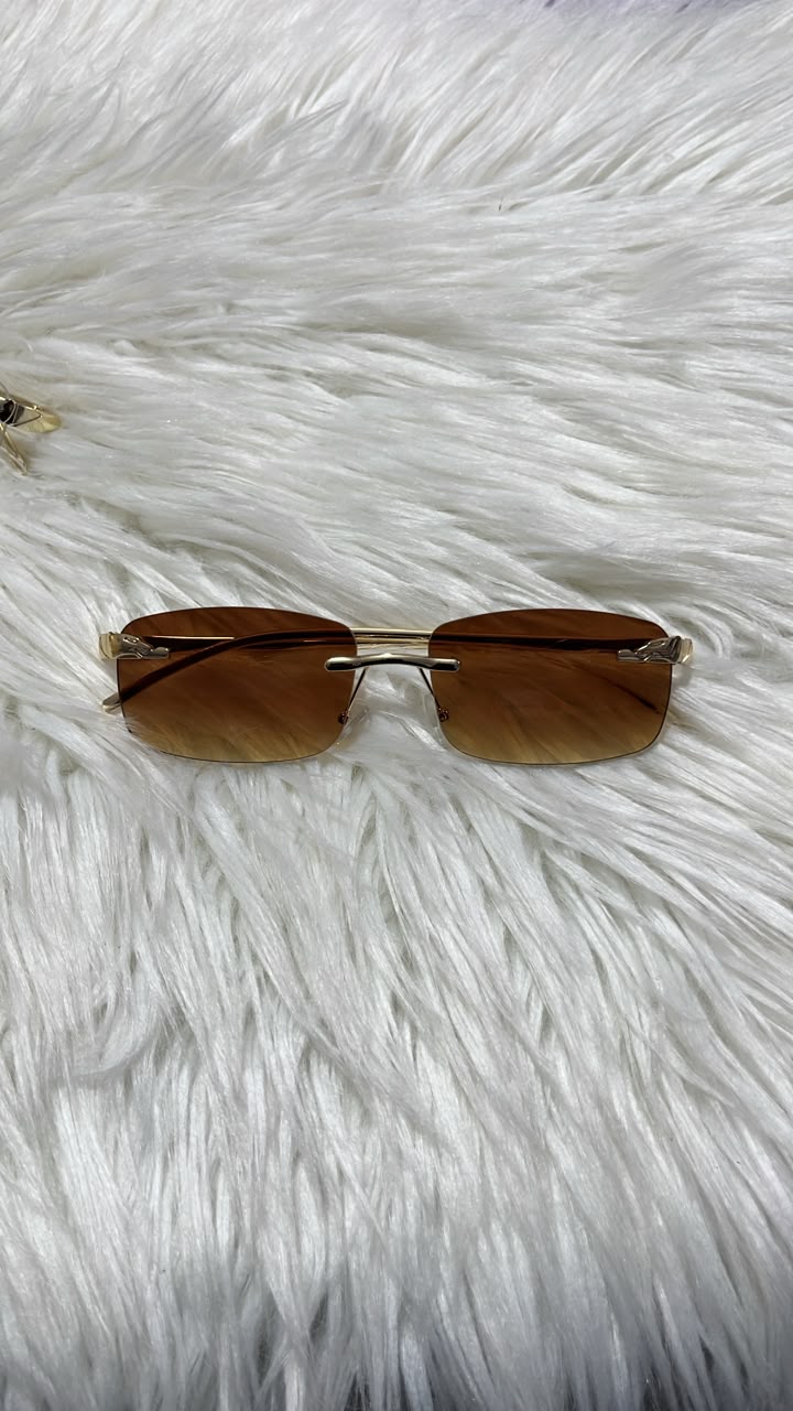 Rimless sunglasses