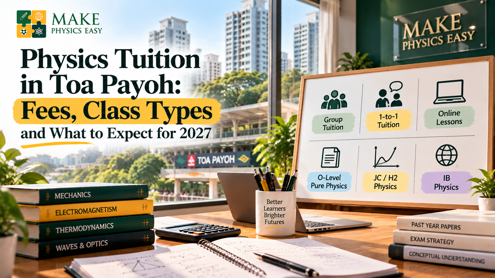 Physics Tuition in Toa Payoh Fees, Class Types and What to Expect for 2027
