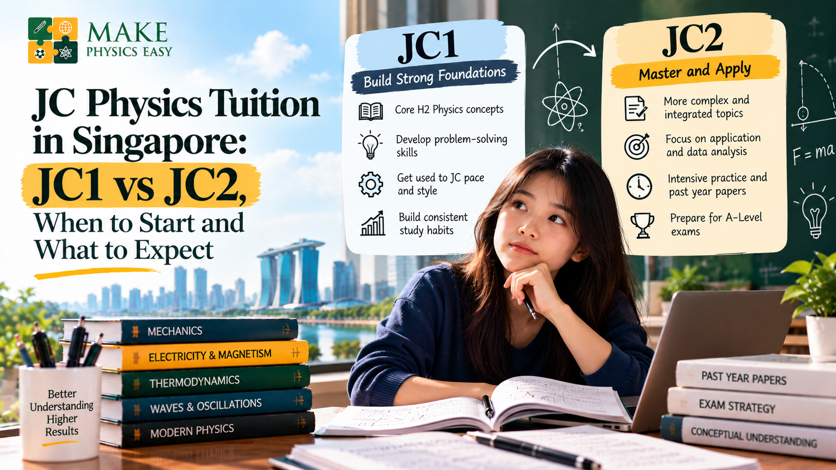 JC Physics Tuition in Singapore: JC1 vs JC2, When to Start and What to Expect