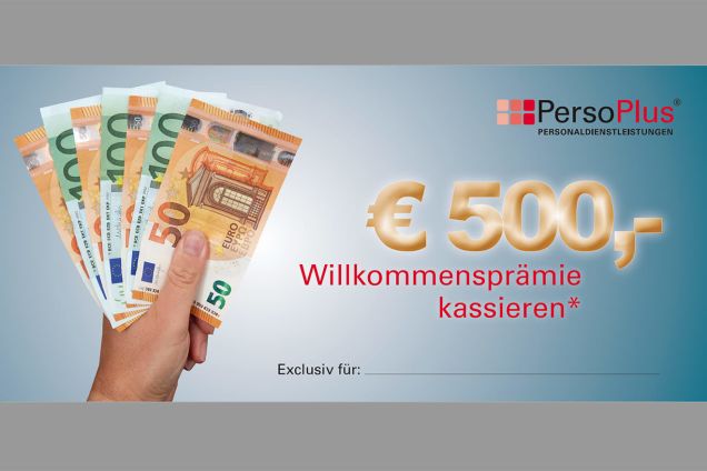 PersoPlus Prämienflyer