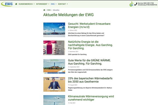 Screenshot Energiewende Garching