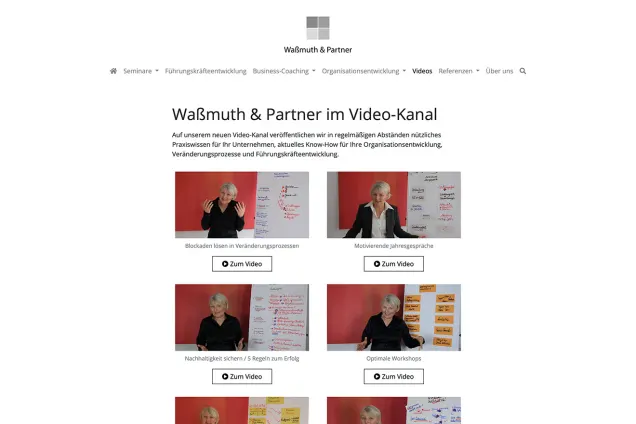 Screenshot Waßmuth Seminare