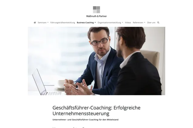 Screenshot Waßmuth Seminare