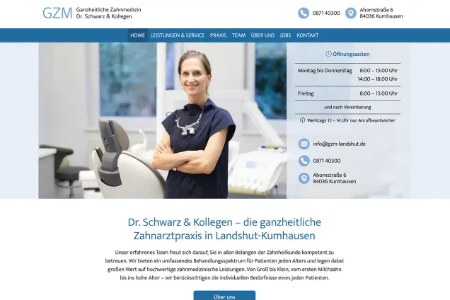 Ganzheitliche Zahnmedizin Dr. med. dent. Barbara Schwarz Internet