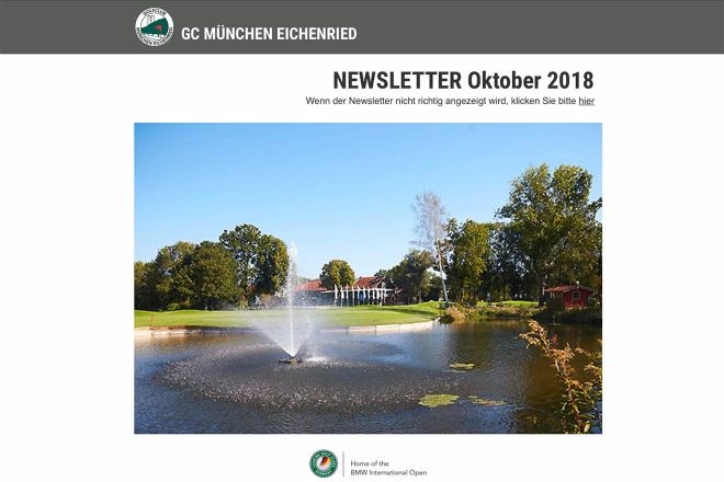 Golfclub München Eichenried Newsletter